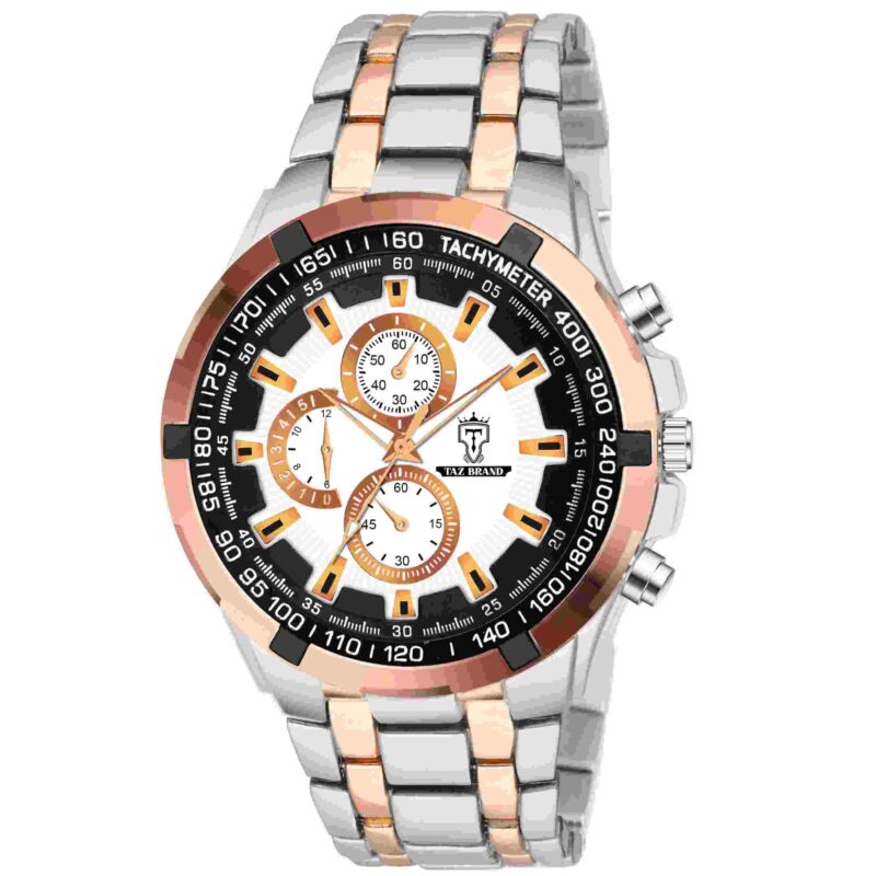Wild world Lifestyle Black Chronograph Multi dial Analog Quartz Casual Stainless Steel Wrist Watch-Amber Pallets