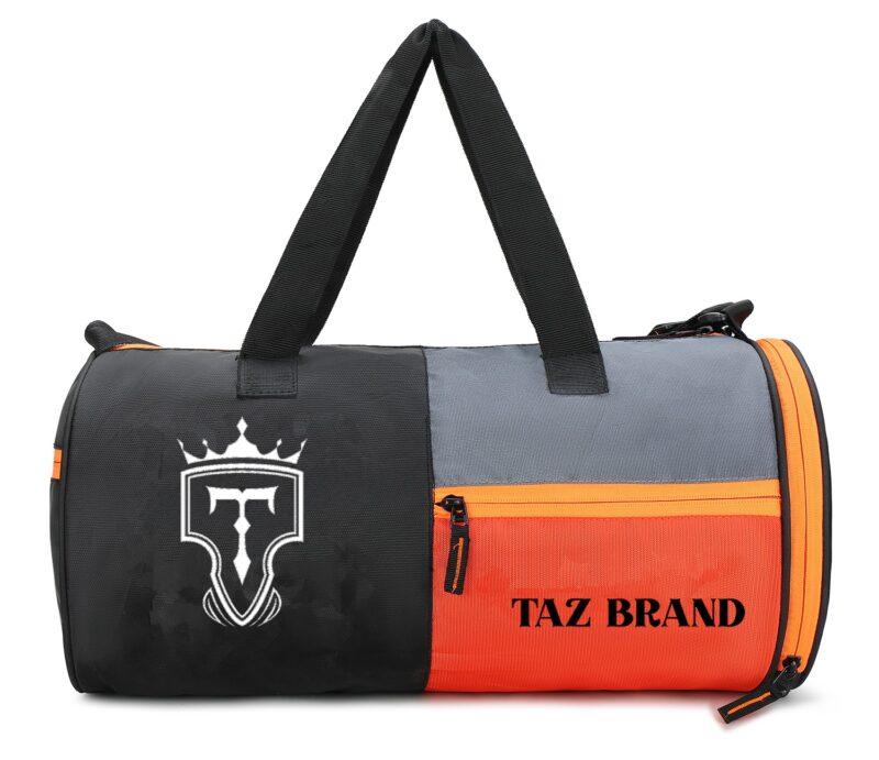 HANG IT Polyester Hybrid Gym Bag Cum Backpack for Men and Women, Orange, 40 L