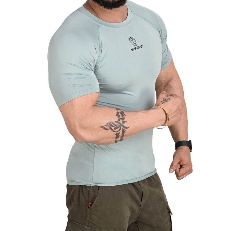 TB Compression Half Sleeve Mint Green - Image 4